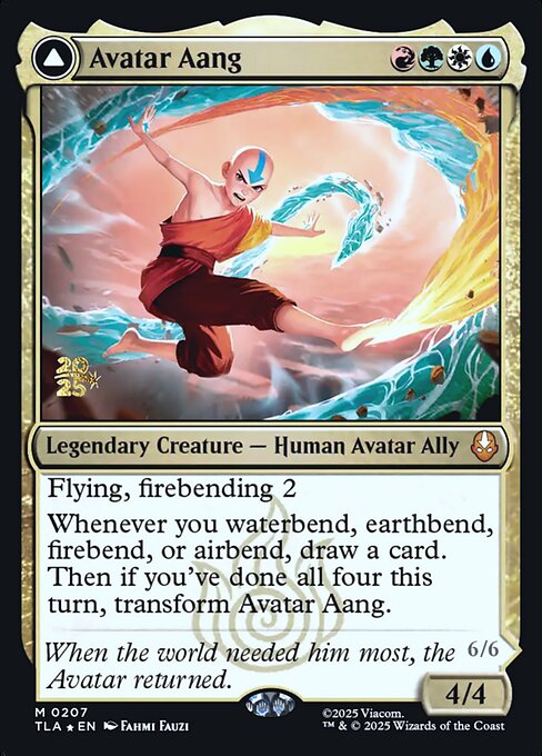 Avatar Aang // Aang, Master of Elements — Avatar: The Last Airbender Promos #207s, art by Fahmi Fauzi