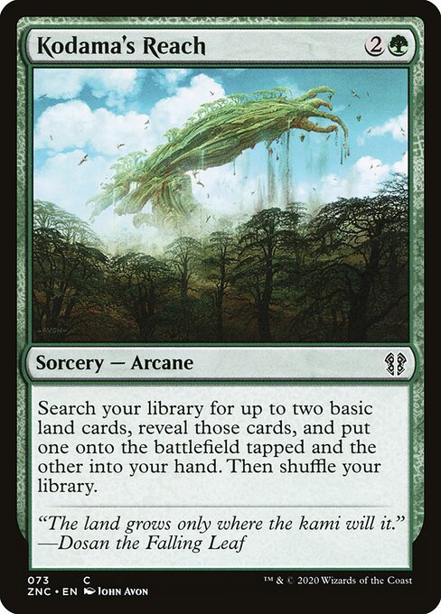 Kodama's Reach — Zendikar Rising Commander #73, art by John Avon