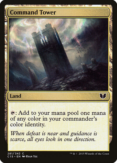 Command Tower — Commander 2015 #281, art by Ryan Yee