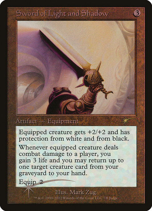 Sword of Light and Shadow — Judge Gift Cards 2012 #7, art by Mark Zug