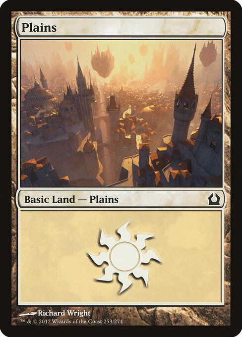 Plains — Return to Ravnica #253, art by Richard Wright