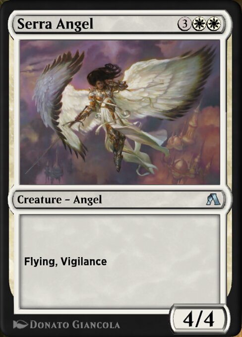 Serra Angel — Arena New Player Experience Cards #9, art by Donato Giancola