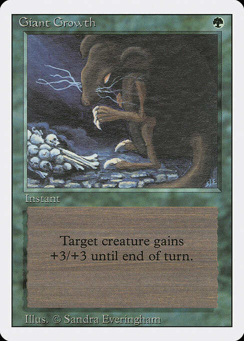 Giant Growth — Revised Edition #199, art by Sandra Everingham
