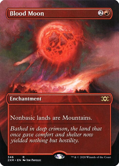 Blood Moon — Double Masters #346, art by Jim Pavelec