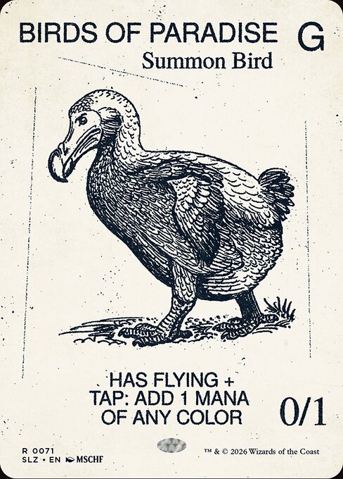 Birds of Paradise — The Zeta Set #71, art by MSCHF