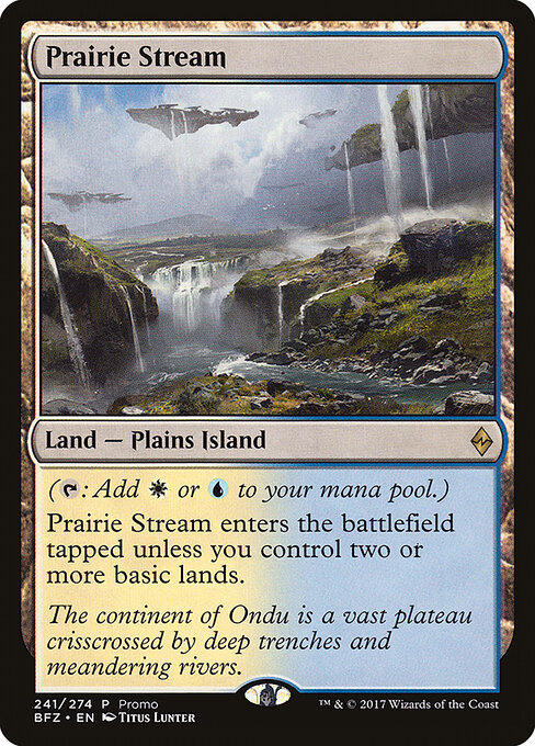 Prairie Stream — BFZ Standard Series #241, art by Titus Lunter