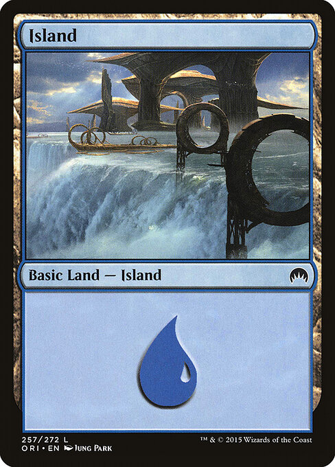 Island — Magic Origins #257, art by Jung Park