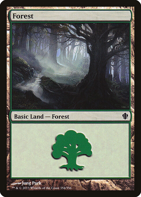 Forest — Commander 2013 #354, art by Jung Park