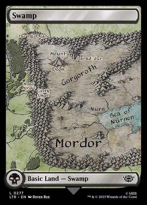 Swamp — The Lord of the Rings: Tales of Middle-earth #277, art by Deven Rue
