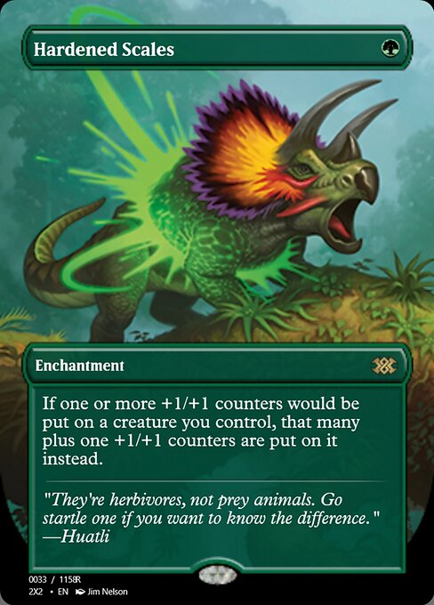 Hardened Scales — Magic Online Promos #102279, art by Jim Nelson