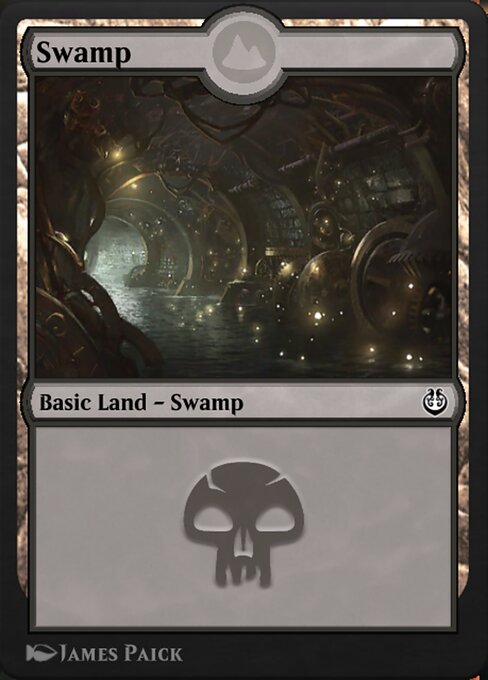 Swamp — Kaladesh Remastered #294, art by James Paick