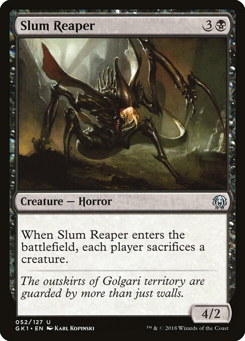 Slum Reaper — GRN Guild Kit #52, art by Karl Kopinski