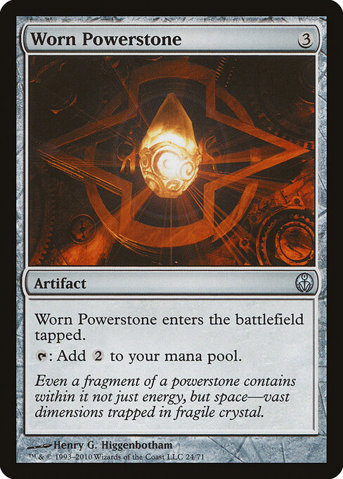 Worn Powerstone — Duel Decks: Phyrexia vs. the Coalition #24, art by Henry G. Higginbotham