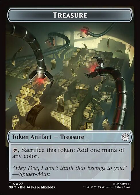 Treasure — Marvel's Spider-Man Tokens #7, art by Pablo Mendoza