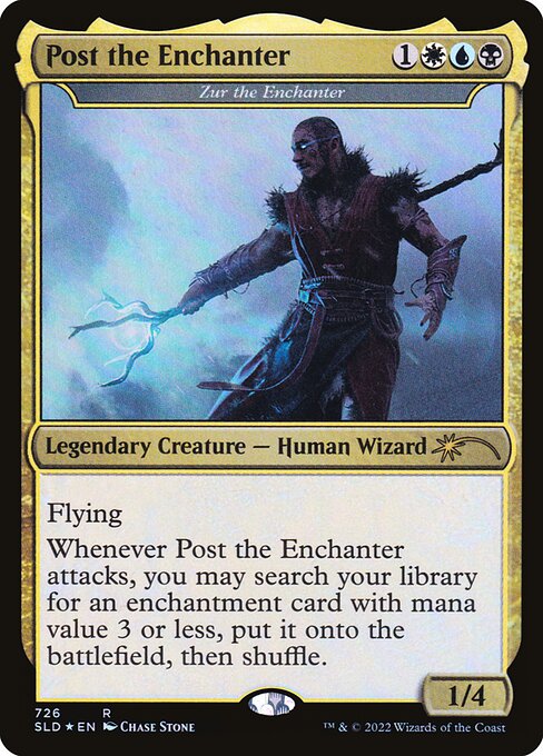 Zur the Enchanter — Post the Enchanter — Secret Lair Drop #726, art by Chase Stone