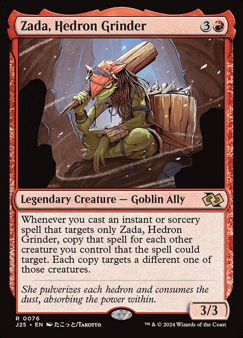 Zada, Hedron Grinder — Foundations Jumpstart #76, art by Takotto