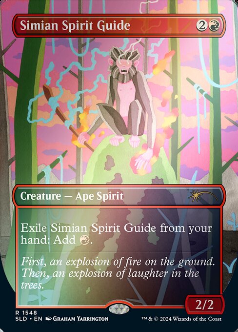 Simian Spirit Guide — Secret Lair Drop #1548★, art by Graham Yarrington