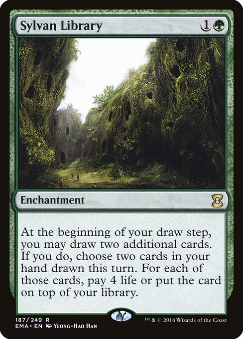 Sylvan Library — Eternal Masters #187, art by Yeong-Hao Han