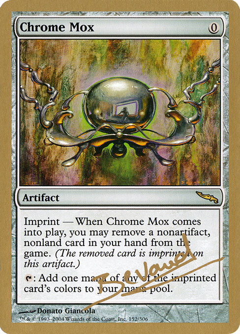 Chrome Mox — World Championship Decks 2004 #mb152, art by Donato Giancola