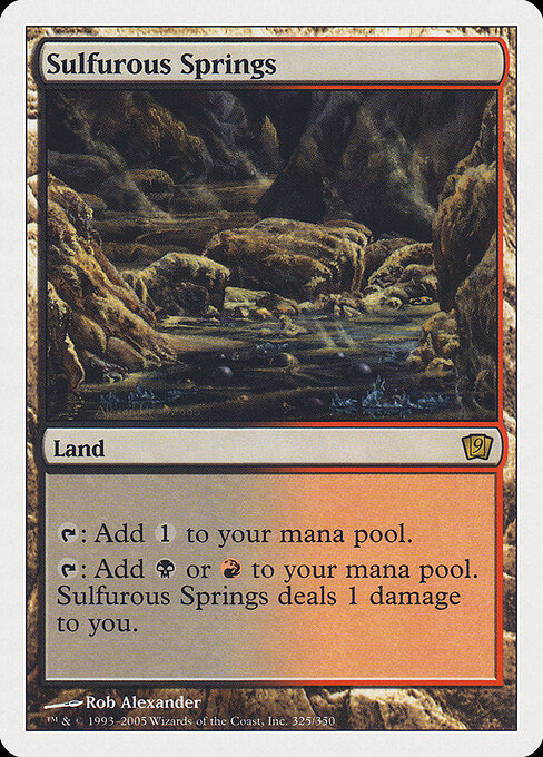 Sulfurous Springs — Ninth Edition #325, art by Rob Alexander
