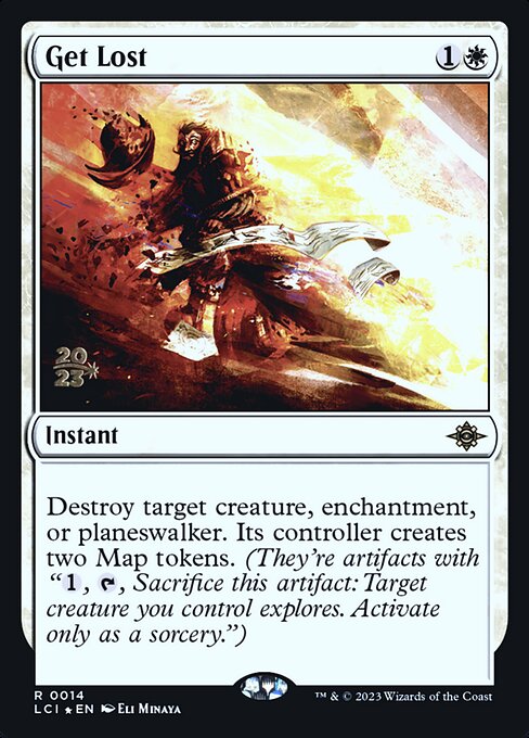 Get Lost — The Lost Caverns of Ixalan Promos #14s, art by Eli Minaya