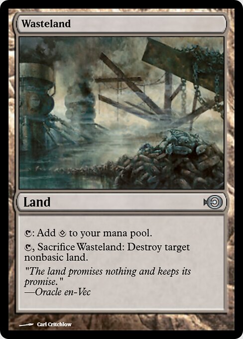 Wasteland — Magic Online Promos #36877, art by Carl Critchlow
