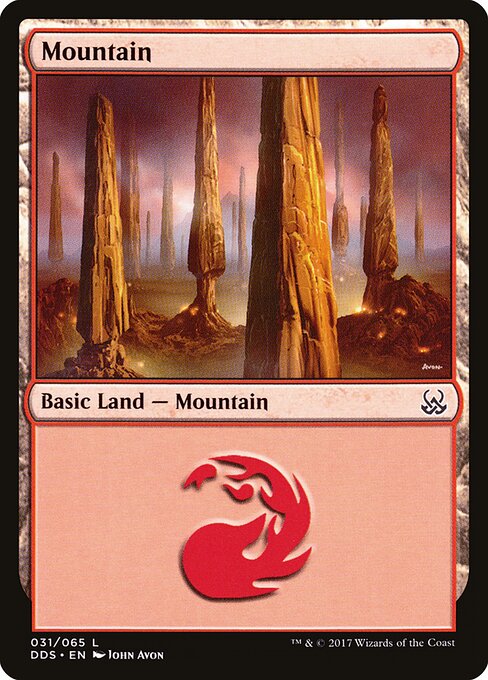 Mountain — Duel Decks: Mind vs. Might #31, art by John Avon