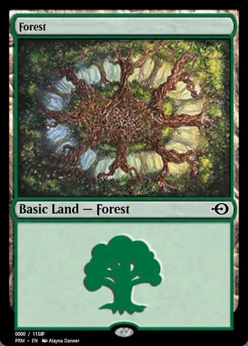 Forest — Magic Online Promos #81908, art by Alayna Danner