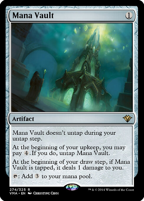 Mana Vault — Vintage Masters #274, art by Christine Choi