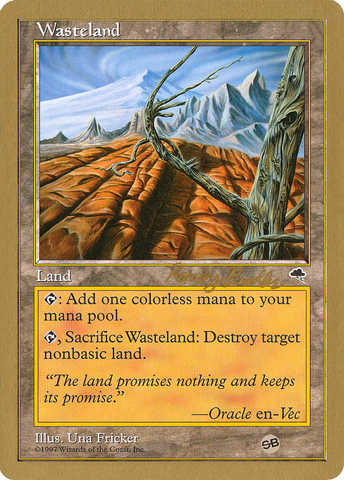 Wasteland — World Championship Decks 1998 #rb330sb, art by Una Fricker