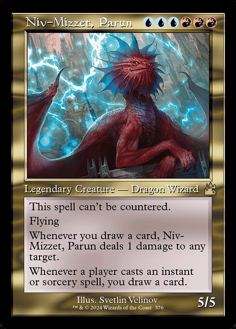 Niv-Mizzet, Parun — Ravnica Remastered #376, art by Svetlin Velinov