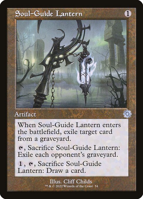 Soul-Guide Lantern — The Brothers' War Retro Artifacts #54, art by Cliff Childs