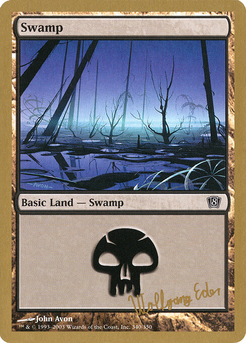 Swamp — World Championship Decks 2003 #we340, art by John Avon