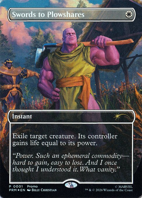 Swords to Plowshares — Media and Collaboration Promos #2026-4, art by Billy Christian