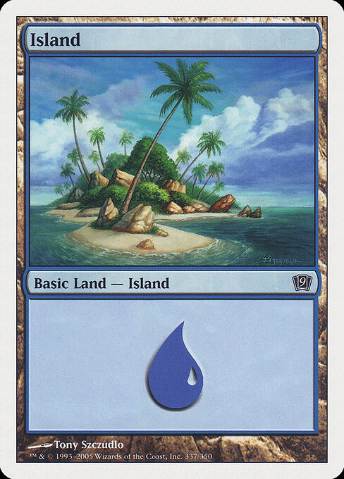 Island — Ninth Edition #337, art by Tony Szczudlo