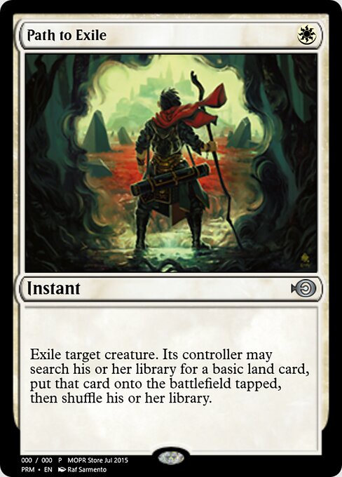 Path to Exile — Magic Online Promos #57580, art by Raf Sarmento