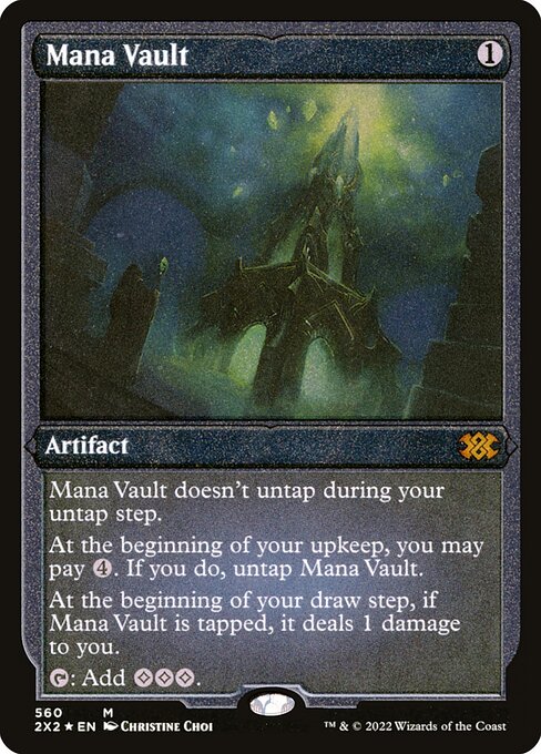 Mana Vault — Double Masters 2022 #560, art by Christine Choi