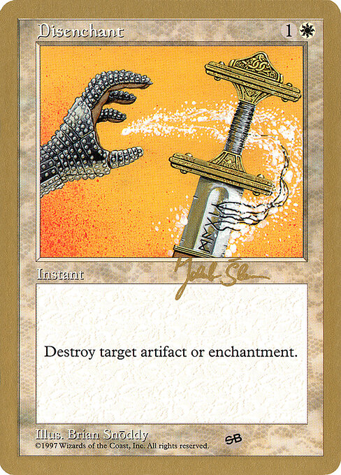 Disenchant — World Championship Decks 1997 #js26sb, art by Brian Snõddy