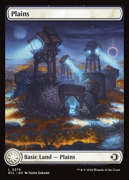 Plains — Lorwyn Eclipsed #279, art by Justin Gerard