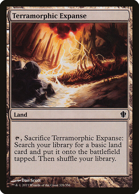 Terramorphic Expanse — Commander 2013 #328, art by Dan Murayama Scott