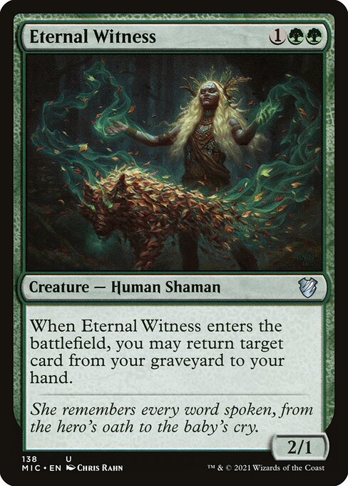 Eternal Witness — Midnight Hunt Commander #138, art by Chris Rahn