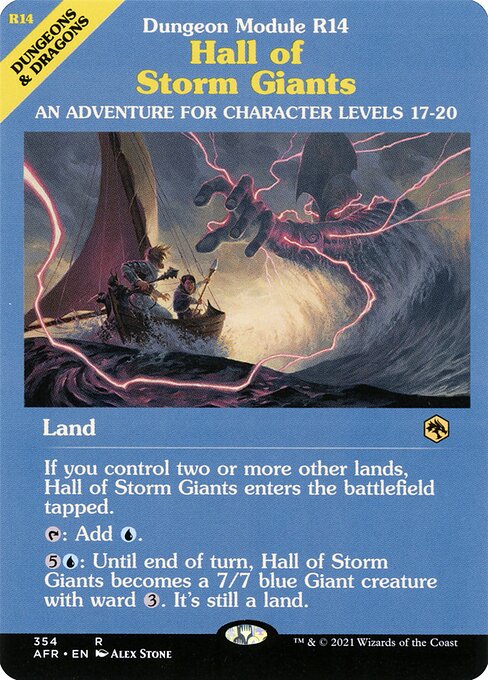 Hall of Storm Giants — Adventures in the Forgotten Realms #354, art by Alex Stone