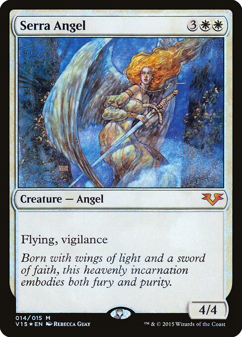 Serra Angel — From the Vault: Angels #14, art by Rebecca Guay