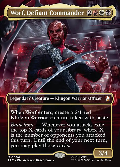 Worf, Defiant Commander