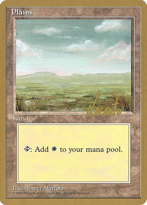 Plains — Pro Tour Collector Set #ml364, art by Jesper Myrfors