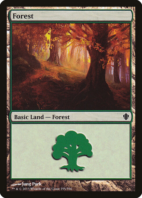 Forest — Commander 2013 #355, art by Jung Park