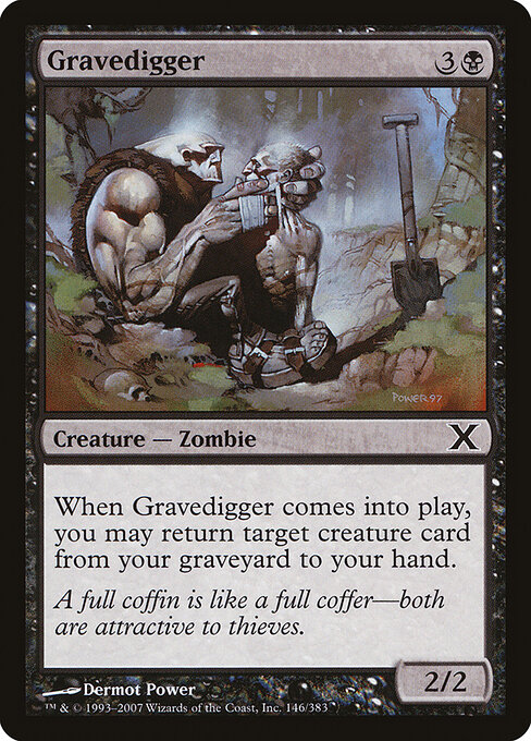 Gravedigger — Tenth Edition #146, art by Dermot Power