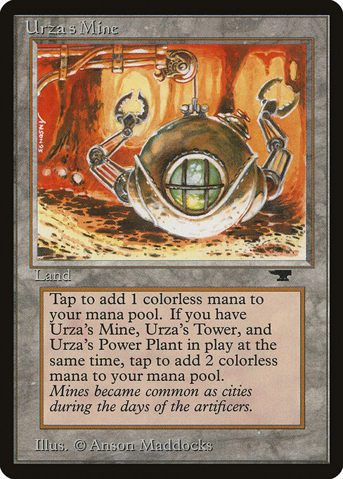 Urza's Mine — Antiquities #83c, art by Anson Maddocks