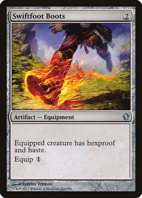 Swiftfoot Boots — Commander 2013 #263, art by Svetlin Velinov