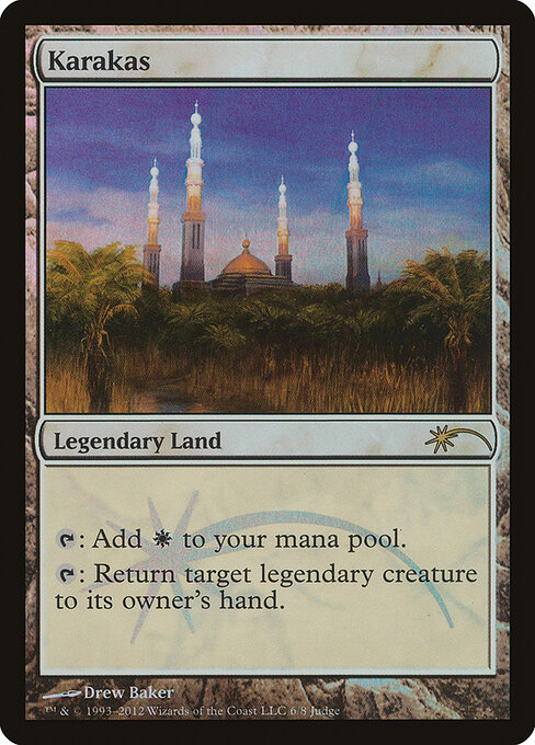 Karakas — Judge Gift Cards 2012 #6, art by Drew Baker